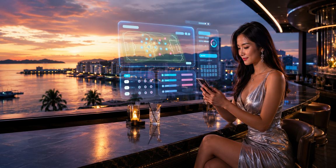 Pengguna menggunakan telefon untuk mengakses tetapan kawalan diri di platform mrcoin